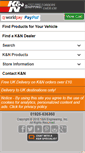 Mobile Screenshot of knfilters.co.uk