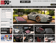 Tablet Screenshot of knfilters.co.uk